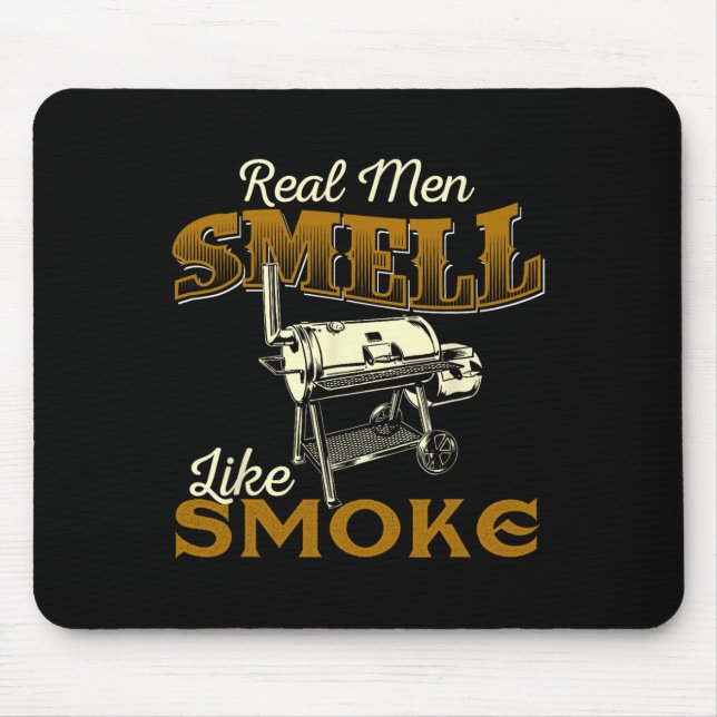 Mousepad Homens de Verdade Cheiram a Fumaça - Pitmaster Chu (Frente)
