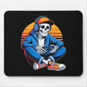 Mousepad Homens Dias de as Bruxas engraçados Crianças Esque
