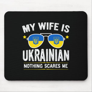 Mousepad Homens Divertido Minha Esposa É Ucraniana