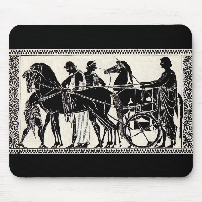 Mousepad homens e cavalos romanos antigos (Frente)
