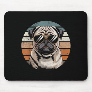 Mousepad Homens e Mulheres Orgulhosos Pug Legal Proprietári