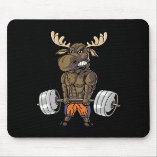 Mousepad Homens Engraçado Agência Governamental Alce Levant