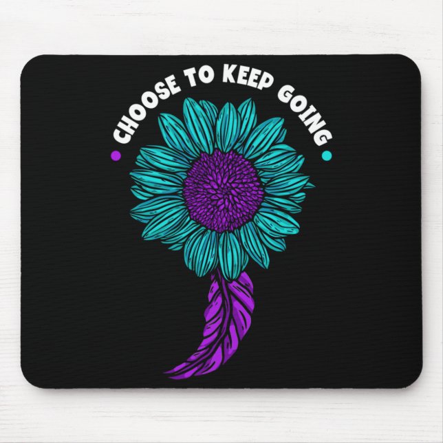 Mousepad Homens Escolhem Continuar Prevenção Suower (Frente)