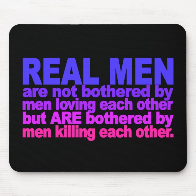 Mousepad Homens Reais (Frente)