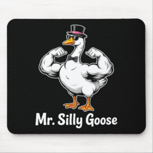 Mousepad Homens sr ganso bobo ponte para ser festa de casam