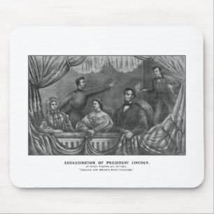 Mousepad Homicídio do presidente Lincoln