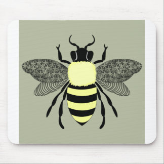 Mousepad Honey Bee Design