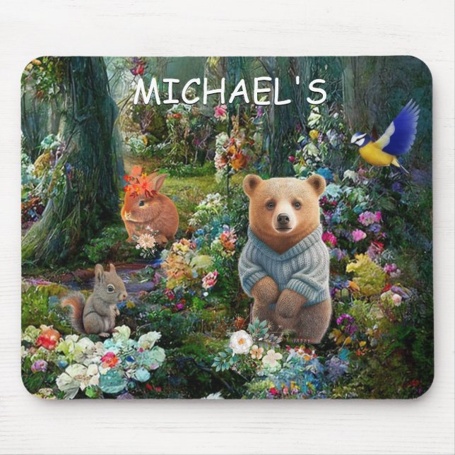 Mousepad Honey Bunny e Boo Bear (Frente)