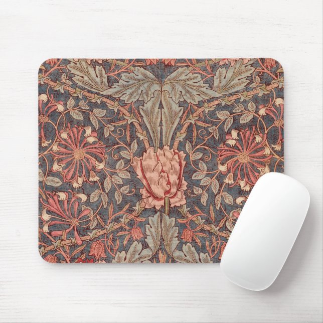 Mousepad Honeysuckle, Padrão Floral de William Morris (Com mouse)