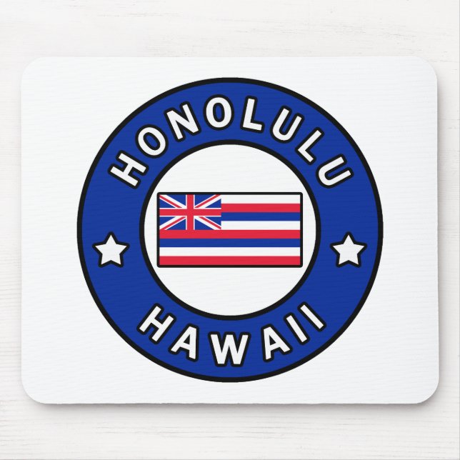 Mousepad Honolulu Hawaii (Frente)