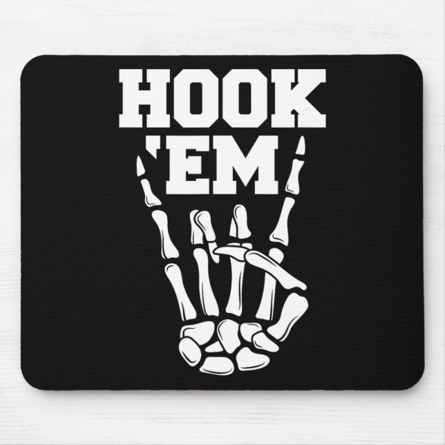 Mousepad Hook em Skeleton Horns Halloween 2 (Frente)