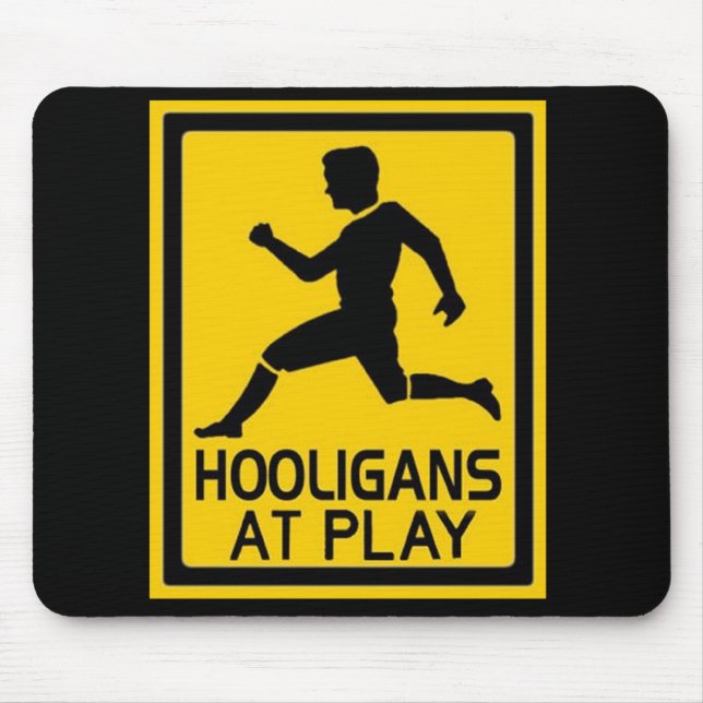 Mousepad Hooligans Em Jogo (Frente)