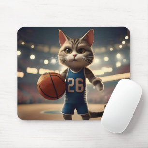 Mousepad Hoops Gelados: O Invejoso Gato Basketballer