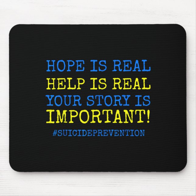 Mousepad Hope Is Real Prevention (Frente)