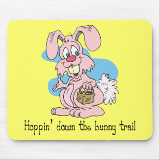 Mousepad Hoppin abaixo da fuga do coelho