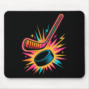 Mousepad Hóquei no Gelo de Arcade Retro
