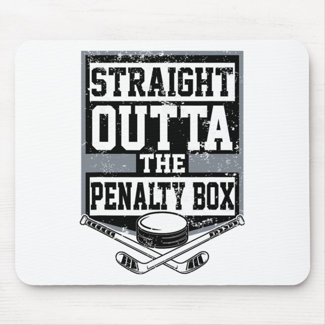 Mousepad Hóquei no Gelo Diretamente da Caixa de Penalidade  (Frente)