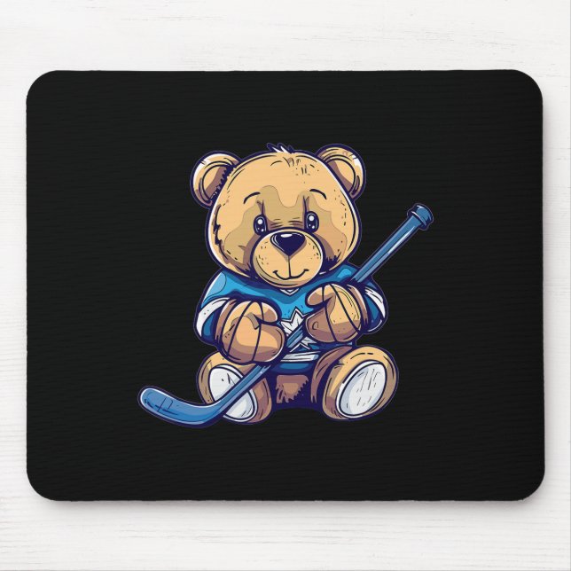 Mousepad Hóquei no Gelo Fofo (Frente)