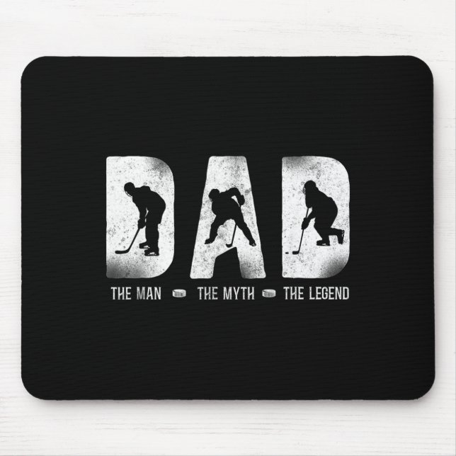 Mousepad Hóquei no Gelo Vintage (Frente)
