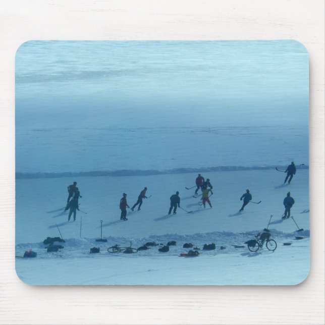 Mousepad Hóquei no lago Monona (Frente)