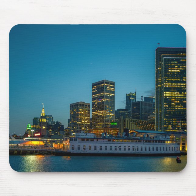 Mousepad Hora Azul na Cidade (Frente)