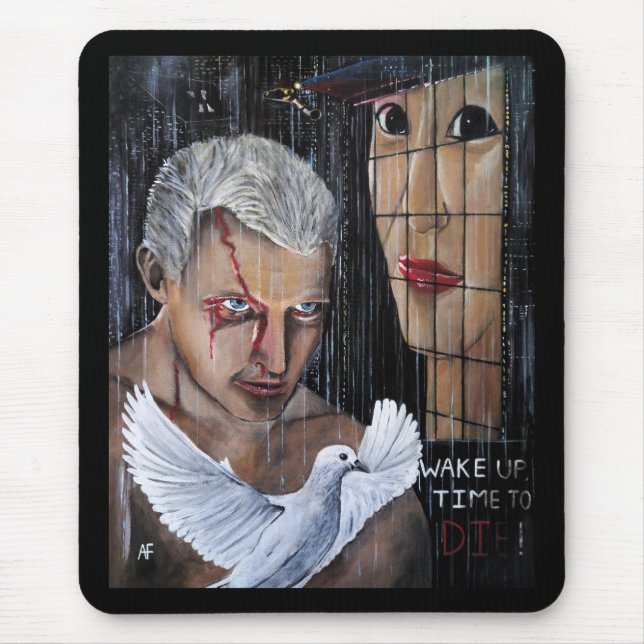 Mousepad Hora de Morrer! Pintura de Alfred Fox (Frente)