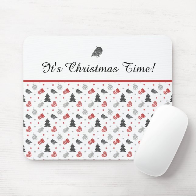 Mousepad Hora de Natal (Com mouse)