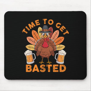 Mousepad Hora De Tornar A Beer Engraçada, Ação De Graças À 