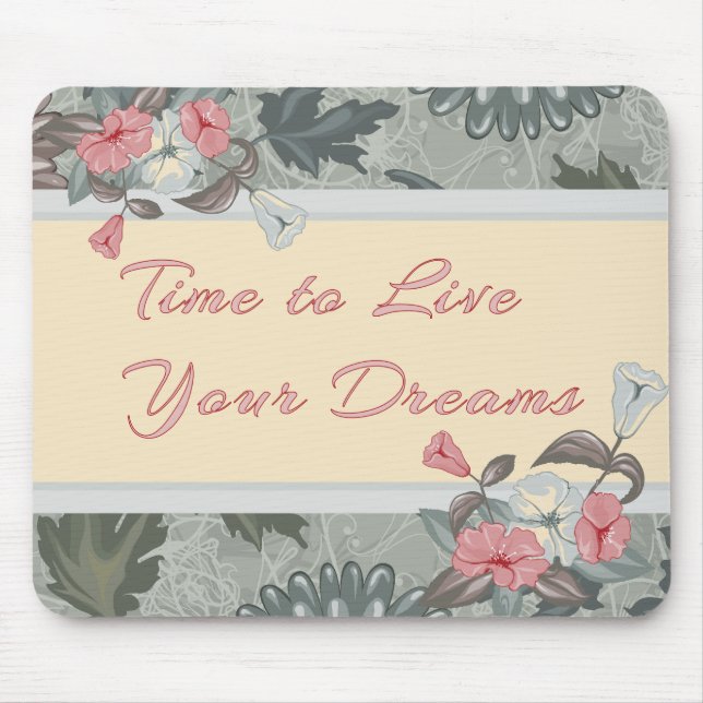 Mousepad Hora de Viver Seus Sonhos de Aposentadoria (Frente)