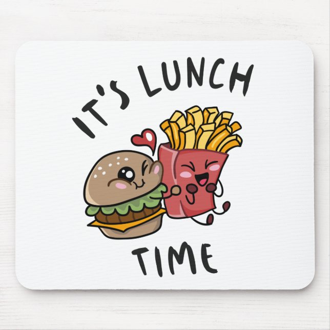 Mousepad Hora do almoço (Frente)
