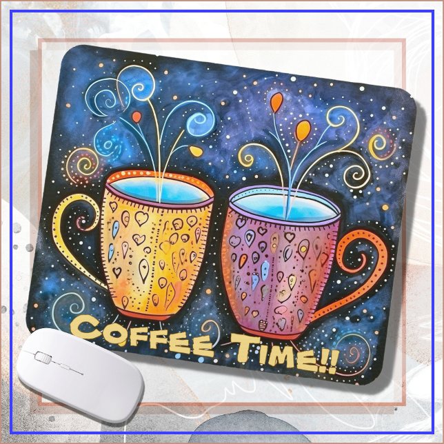 MOUSEPAD - Hora do Café!! (Criador carregado)