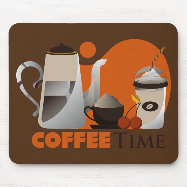 Mousepad Hora do Café Muito Divertida (Frente)