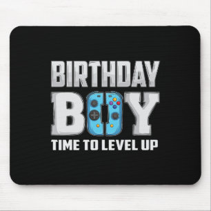 Mousepad Hora do Menino Subir de Level Video Game Aniversár