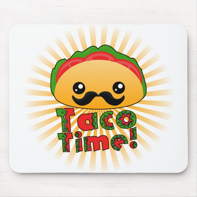 Mousepad Hora do Taco (Frente)