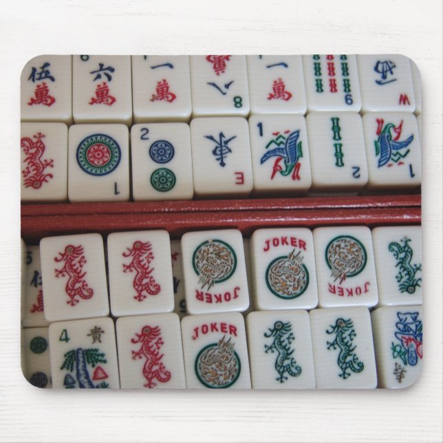 Mousepad Hora para o Mah-Jongg (Frente)