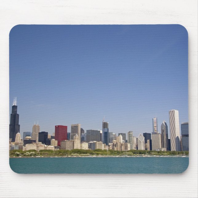 Mousepad Horizonte de Chicago, Illinois, EUA. (Frente)