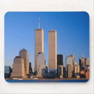 Mousepad Horizonte de Manhattan e Rio Hudson, Nova York, 2