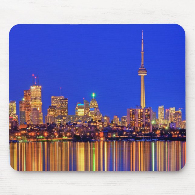 Mousepad Horizonte de Toronto à noite (Frente)