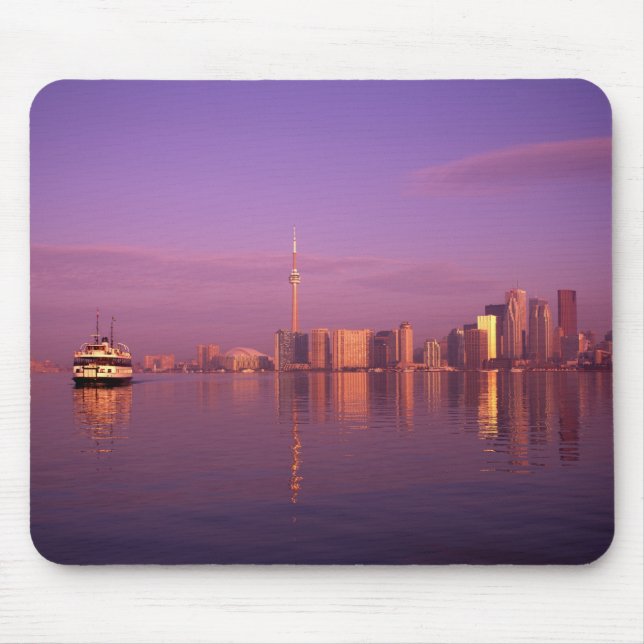 Mousepad Horizonte de Toronto, Ontário, Canadá (Frente)