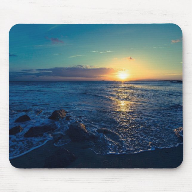 Mousepad Horizonte Oceano Sunset (Frente)