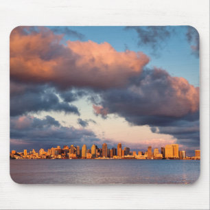 Mousepad Horizonte urbano da cidade da Baía de San Diego
