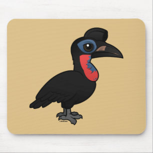 Mousepad Hornbill à terra Abyssinian de Birdorable