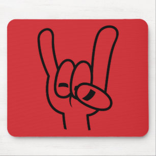 Mousepad Hornos do Diabo de Metal Pesado Linha Preta