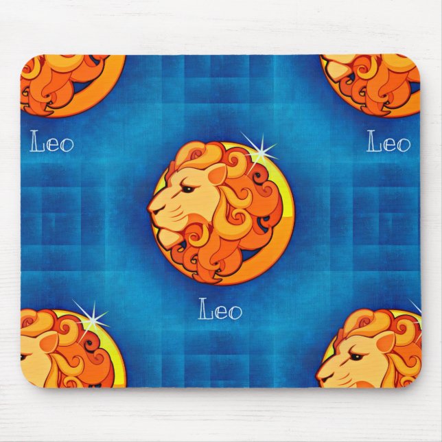 Mousepad horóscopo leo (Frente)