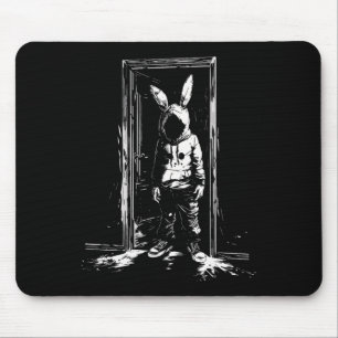 Mousepad Horror Bunny Mask Man Rabbit Alt Gótico Slasher Cr