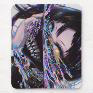 Mousepad Horror Iridescente de Animes: Monstro do Sorriso L