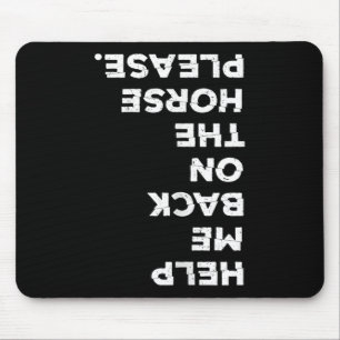 Mousepad Horsecto Do Prato De Cavalo Colocou-Me Ck No Meu C