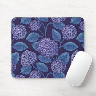 Mousepad Hortênsia em violeta e azul