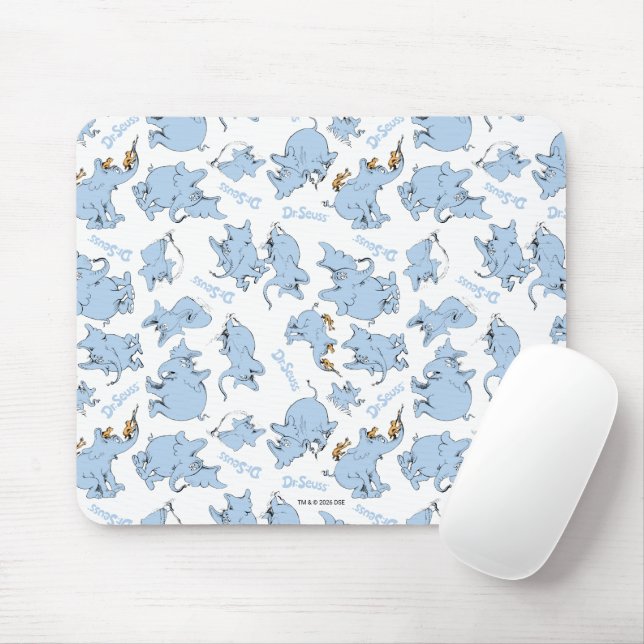 Mousepad Horton ouve um Quem Macaco Modelo (Com mouse)