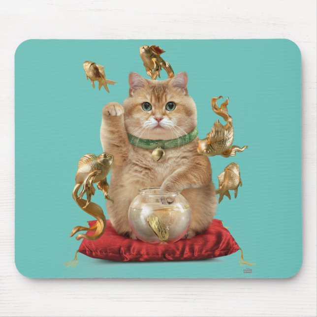Mousepad Hosico Maneki-neko (Frente)